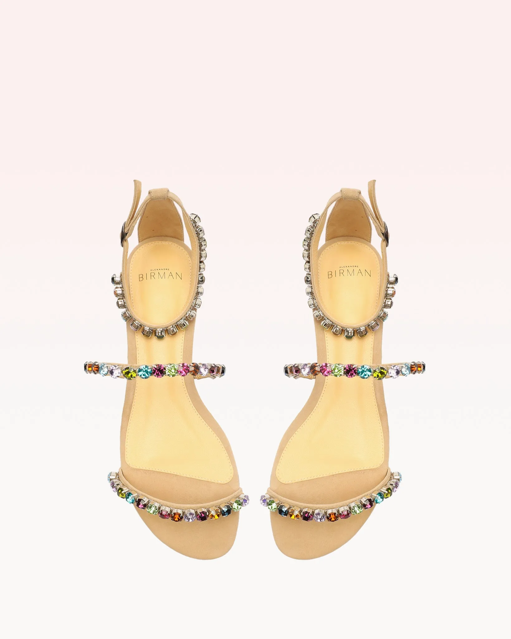 Alexa Flat Crystals Beige