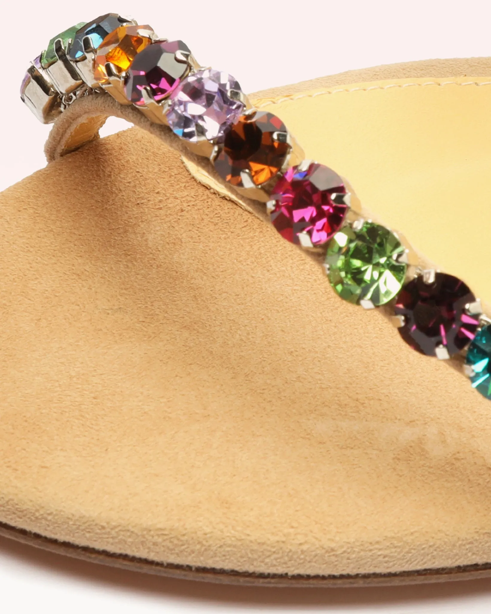 Alexa Flat Crystals Beige