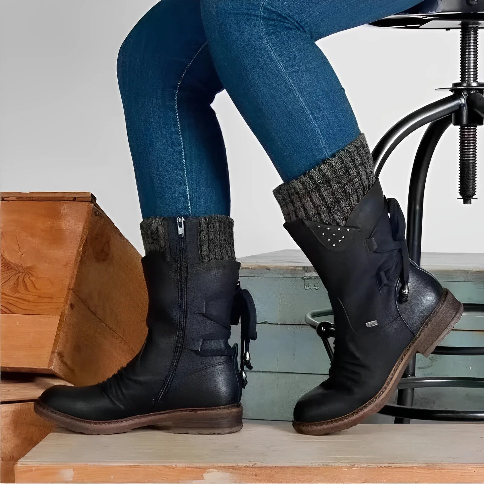 Amalia | Winterlaarzen met veters