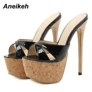Aneikeh Mule Heels | High Heel Tease
