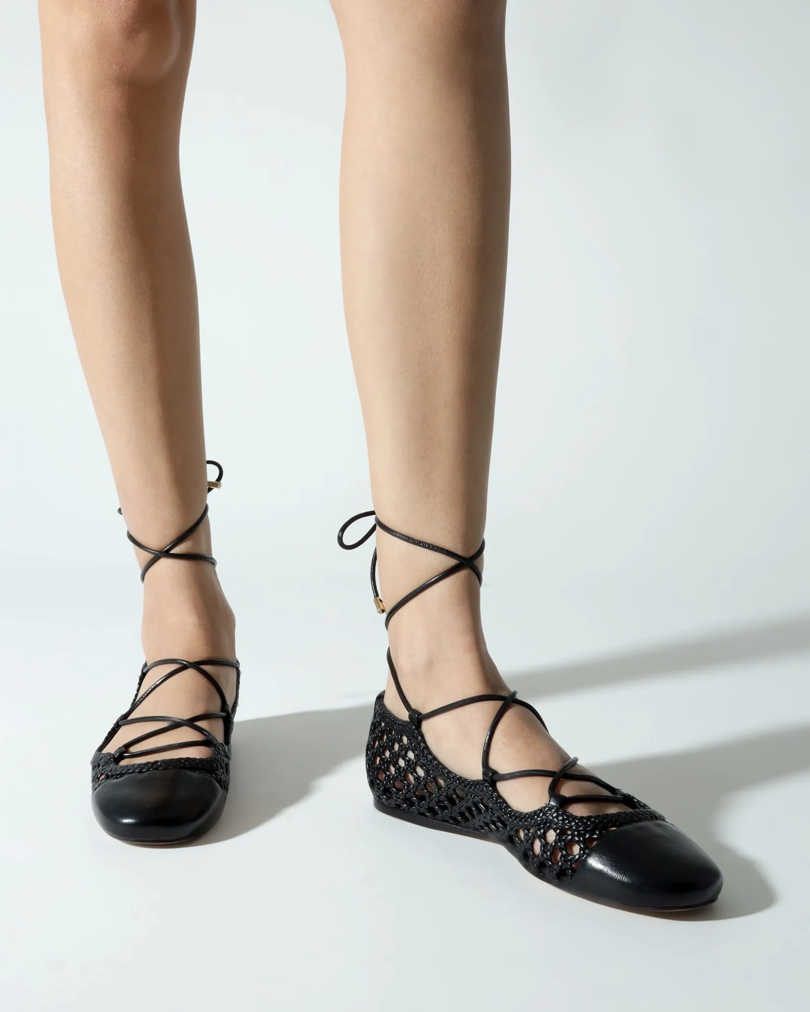 Ballerina Tresse Flat Black