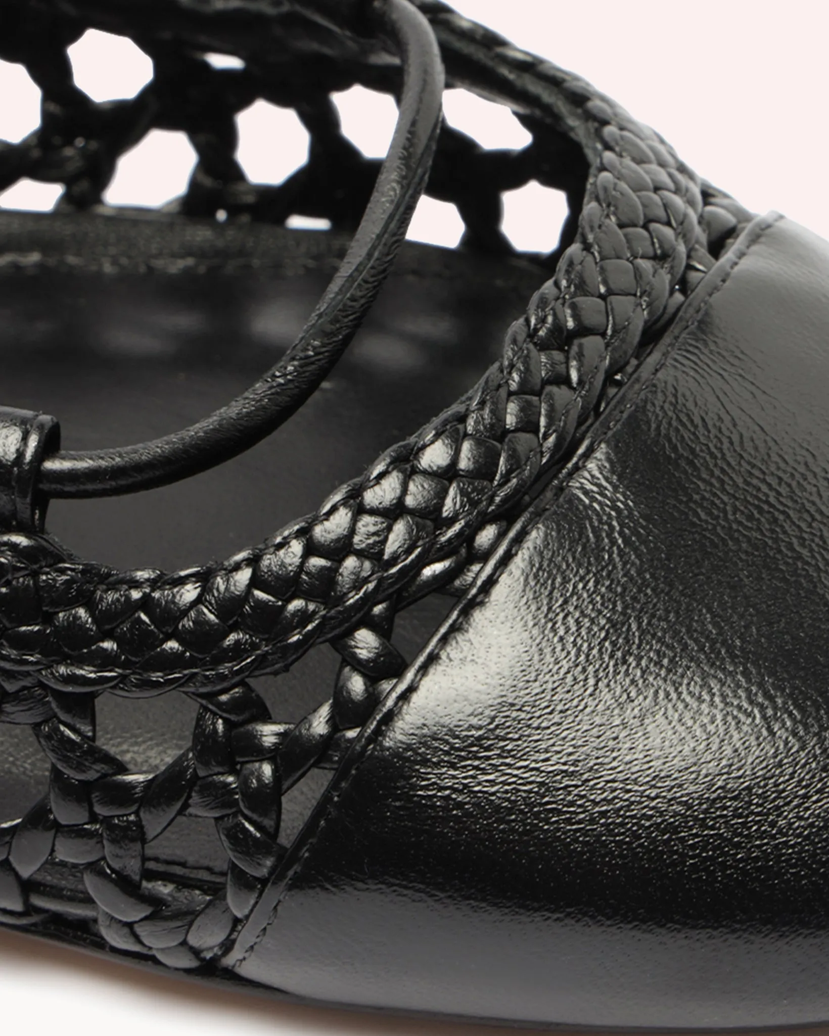Ballerina Tresse Flat Black