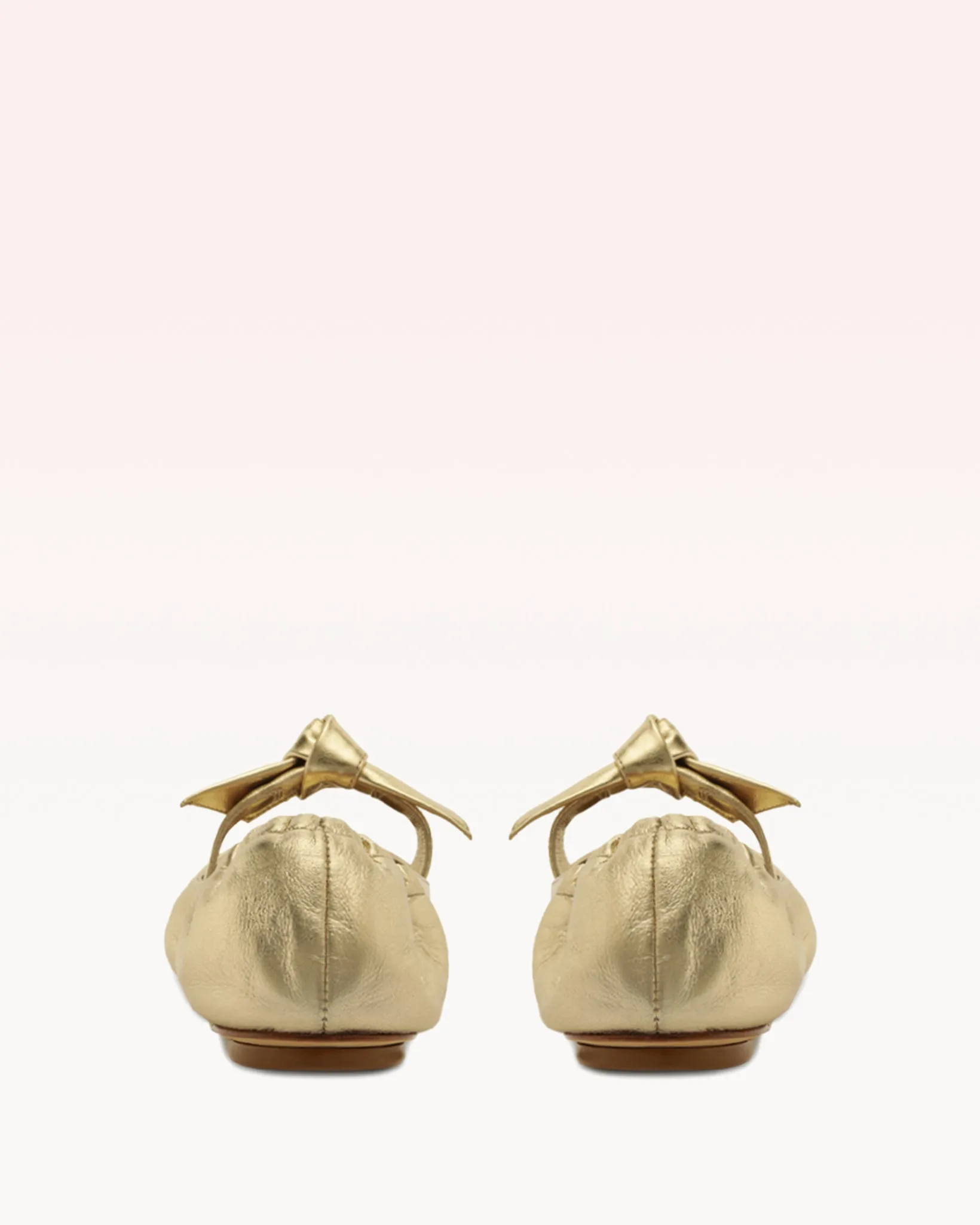Clarita Ballerina Flat Golden