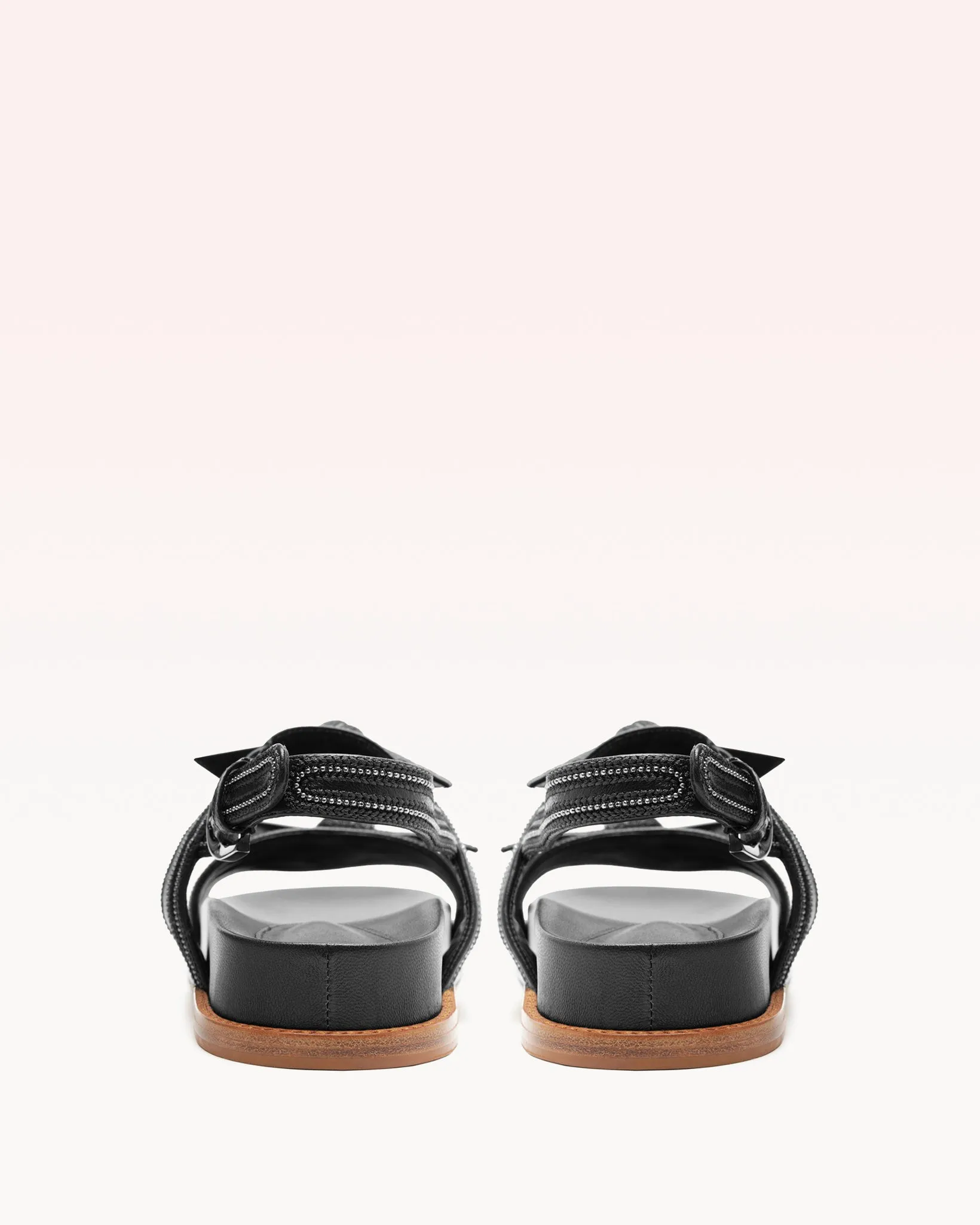 Clarita Sport Sandal Embroidery Black