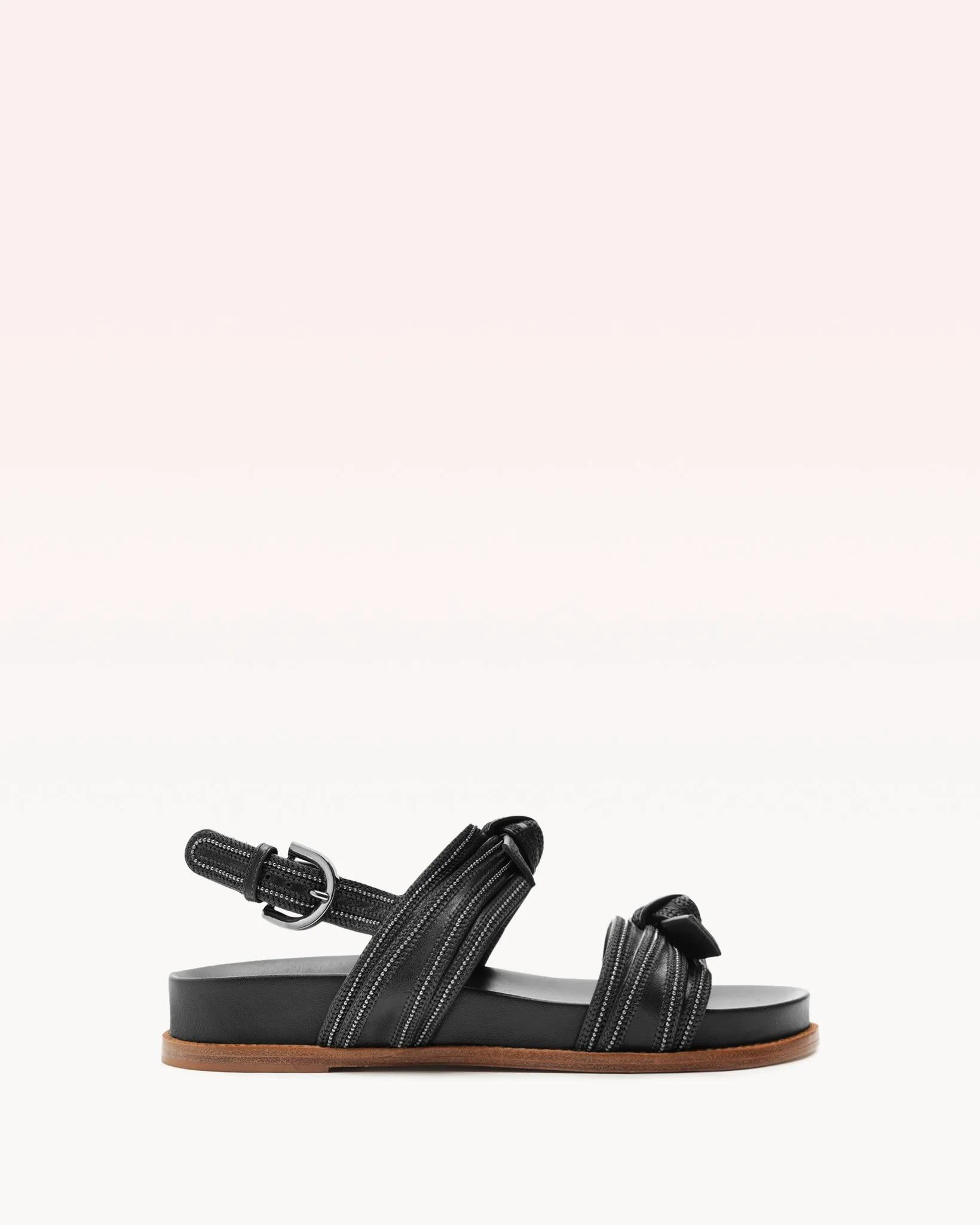 Clarita Sport Sandal Embroidery Black