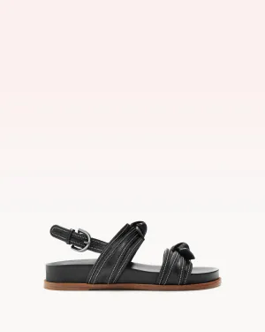 Clarita Sport Sandal Embroidery Black
