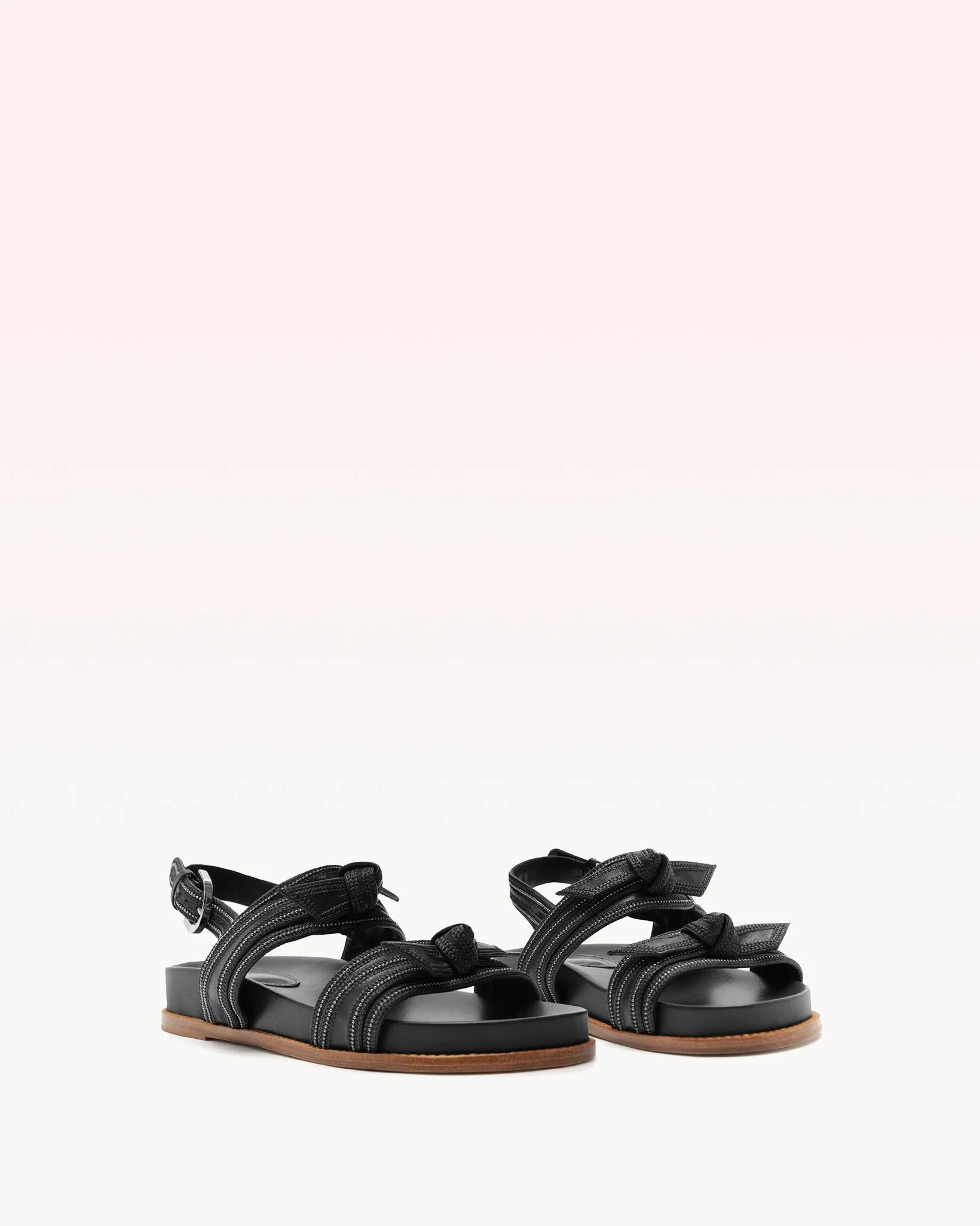 Clarita Sport Sandal Embroidery Black