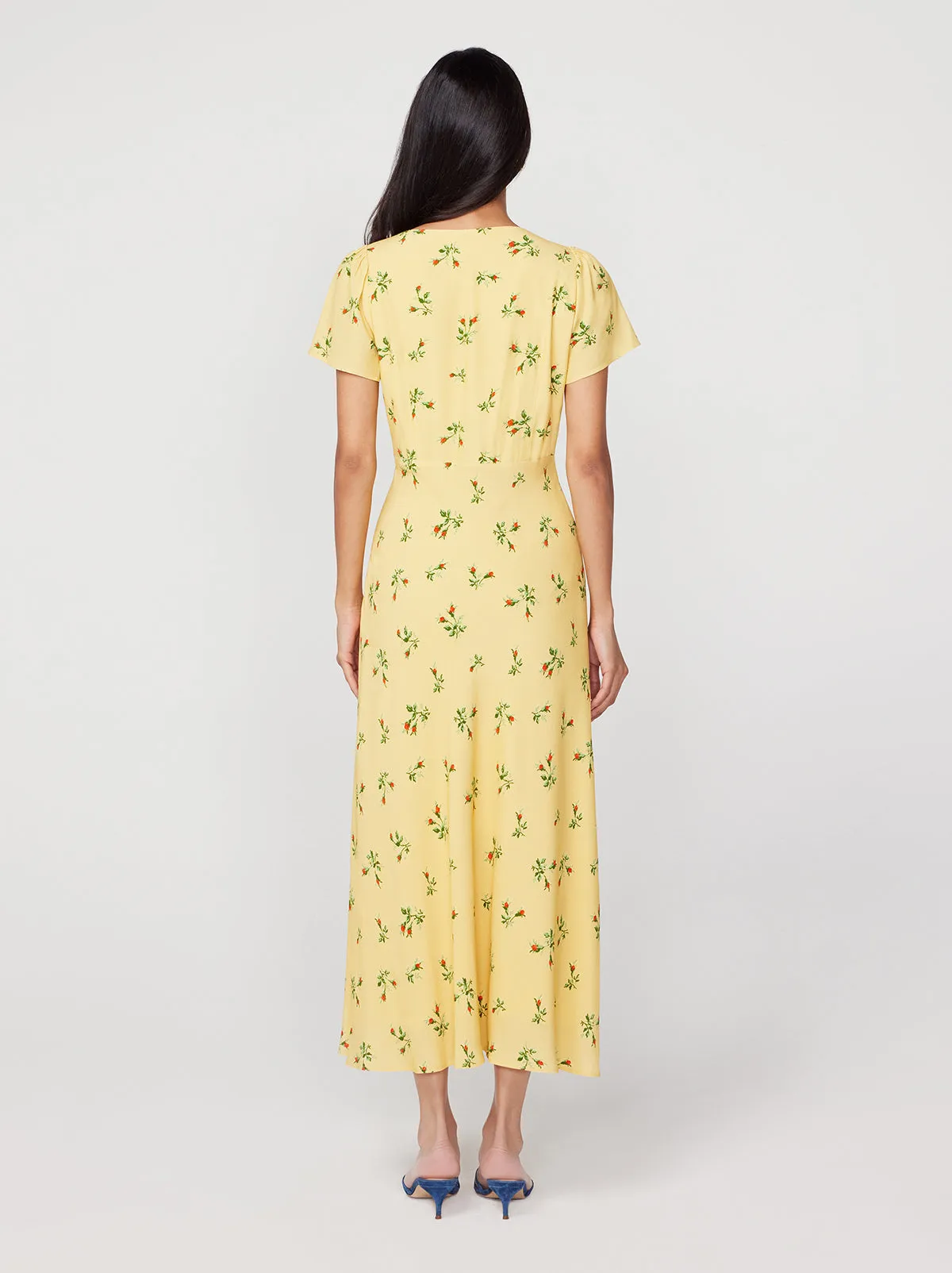 Effie Buttercup Rosebud Midi Dress