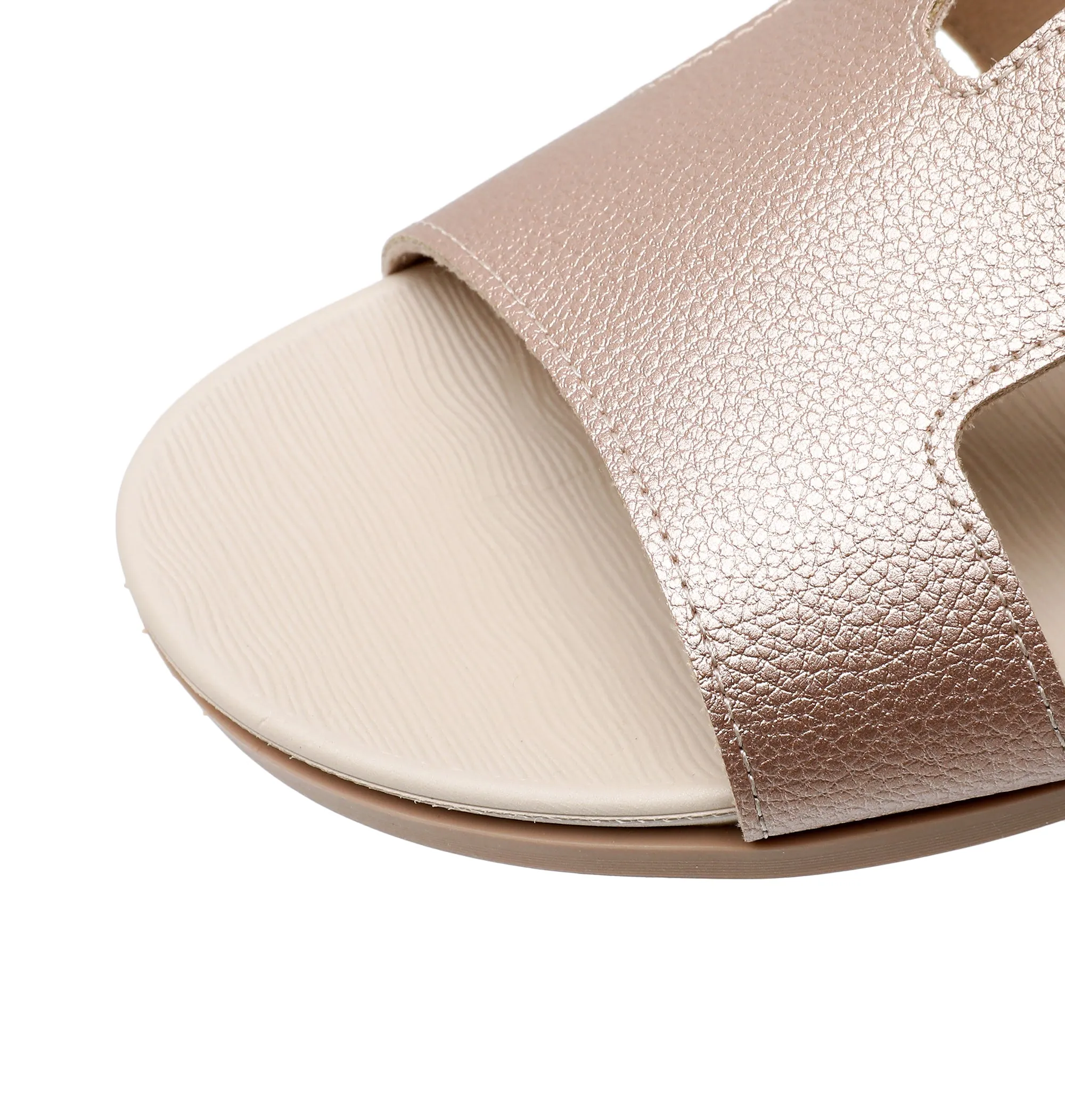 Glamour Glide Sandals - Metal Rose (418.048)