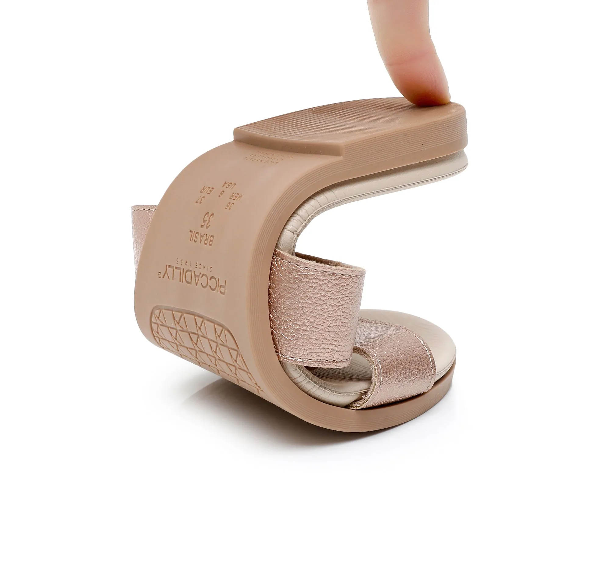Glamour Glide Sandals - Metal Rose (418.048)