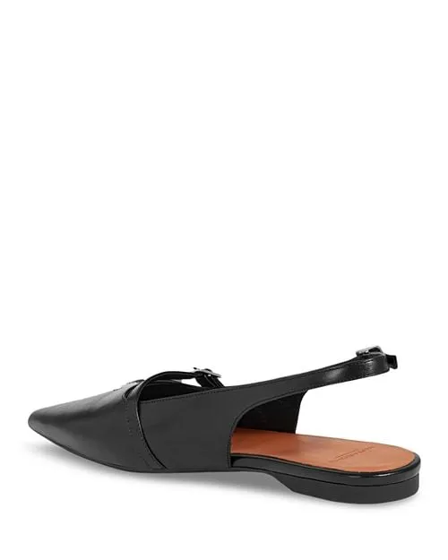 Hermine Women's Vagabond Slingback Flats in Black