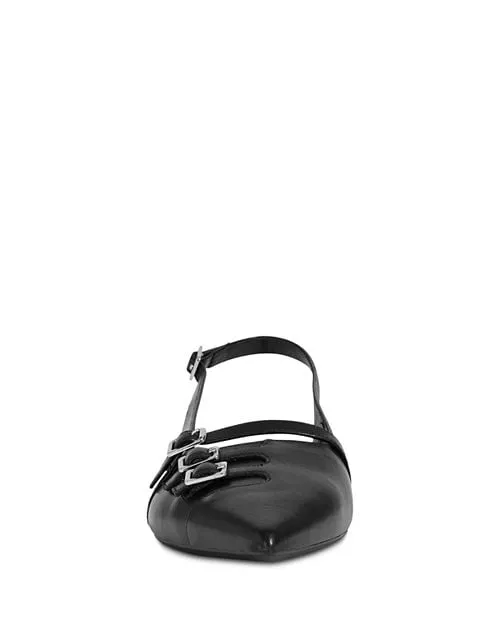 Hermine Women's Vagabond Slingback Flats in Black