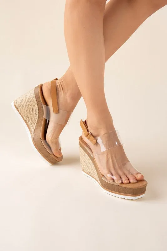 INTEND Clear Wedge Heels