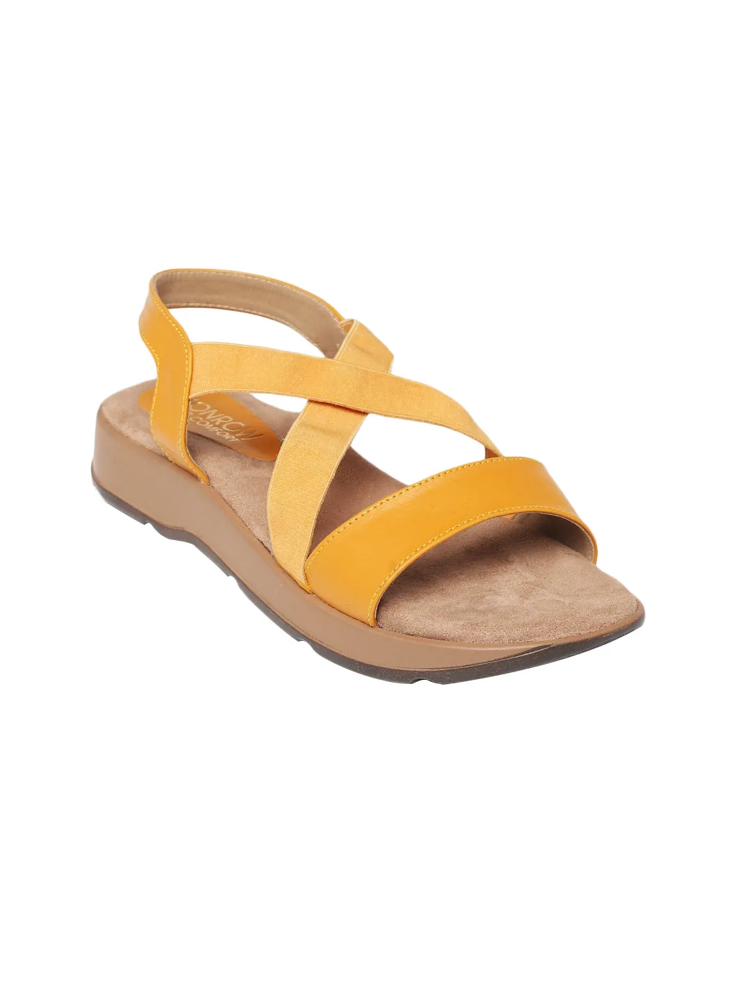 Katherine Yellow Wedge Heels
