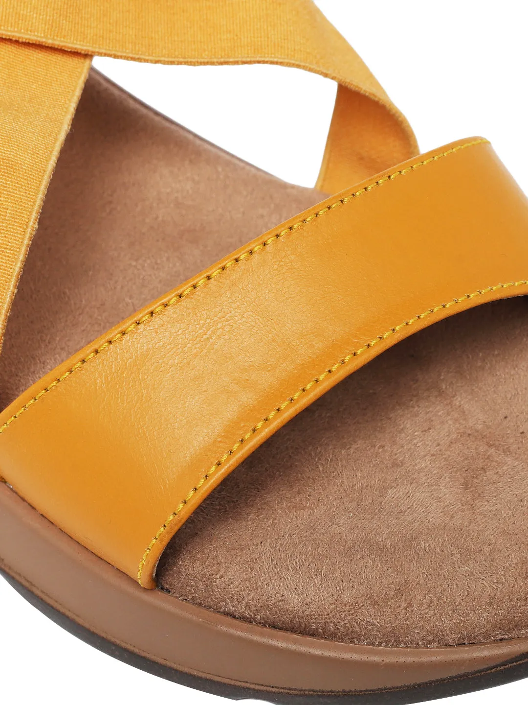 Katherine Yellow Wedge Heels
