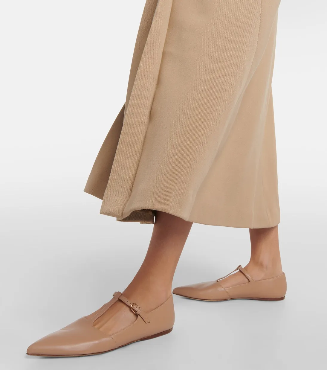 Lola Gabriela Hearst leather ballerinas, brown
