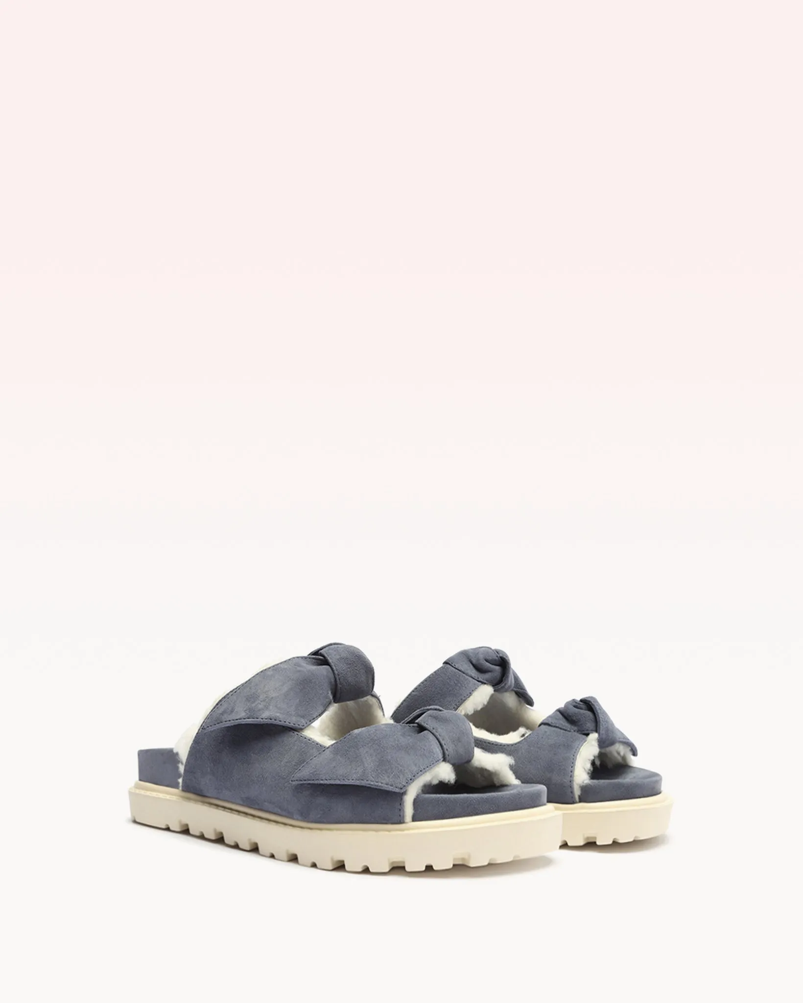Lolita Sport Sandal Shearling Shadow Blue