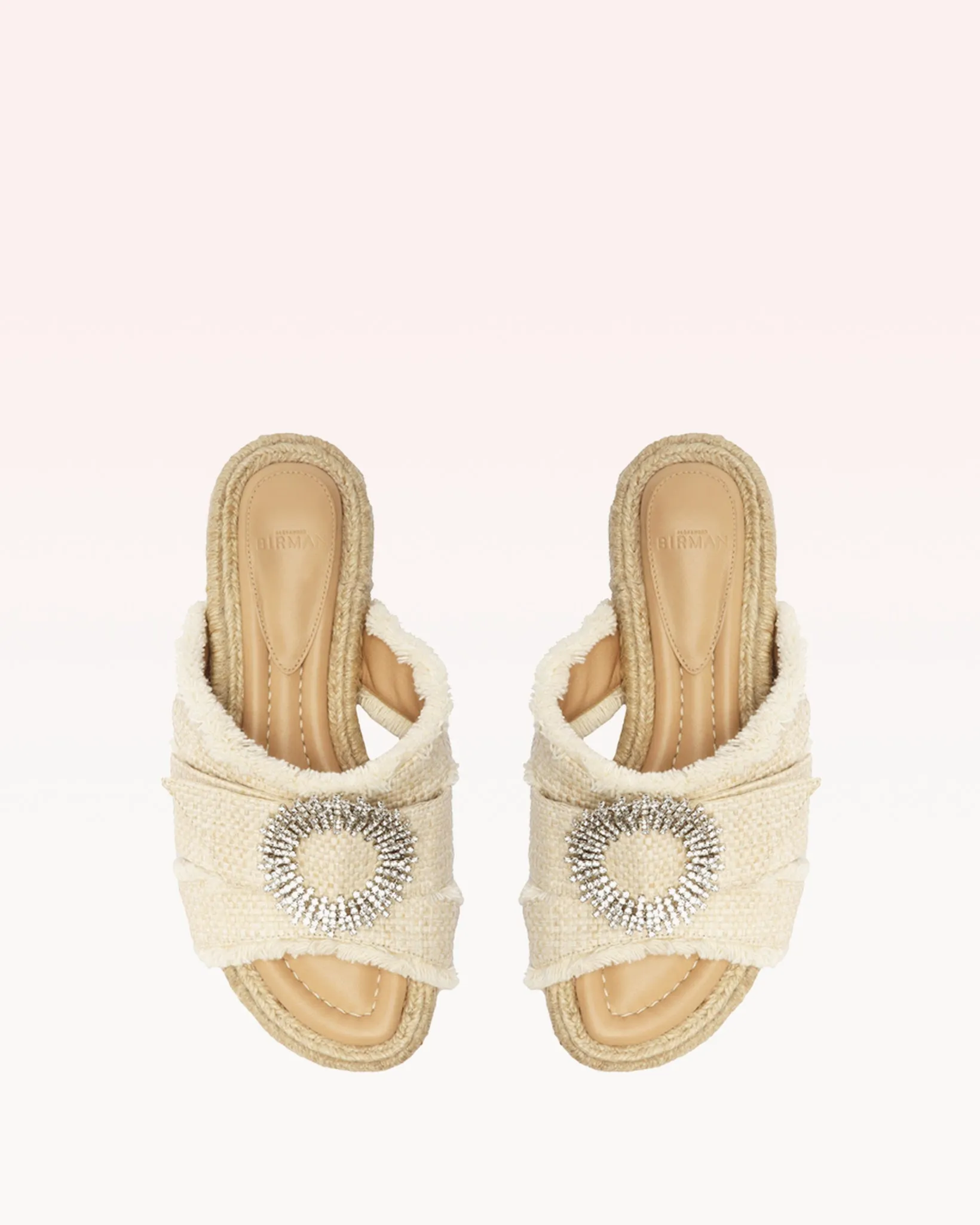 Madelina Flat Raffia Natural