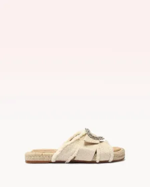 Madelina Flat Raffia Natural