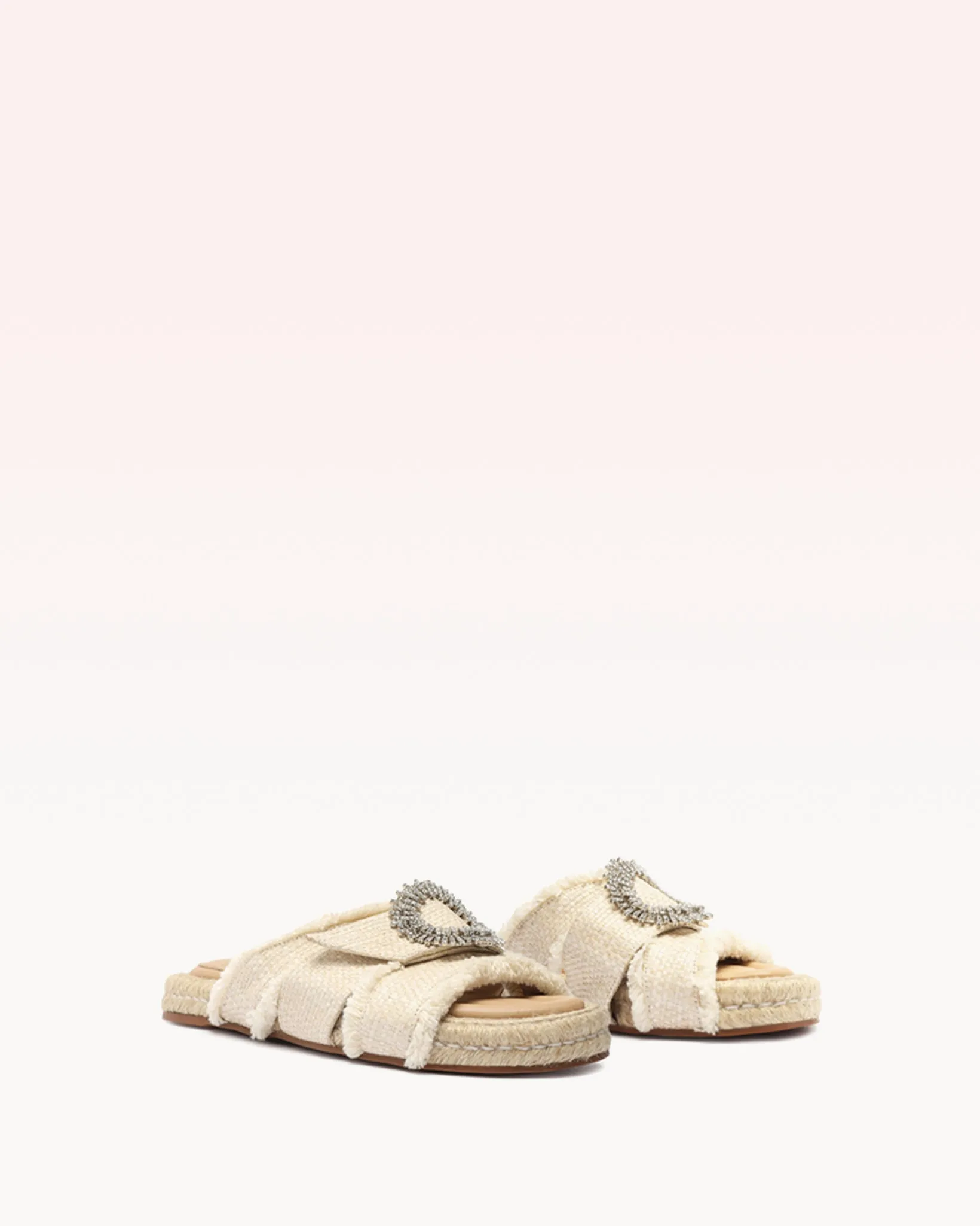 Madelina Flat Raffia Natural