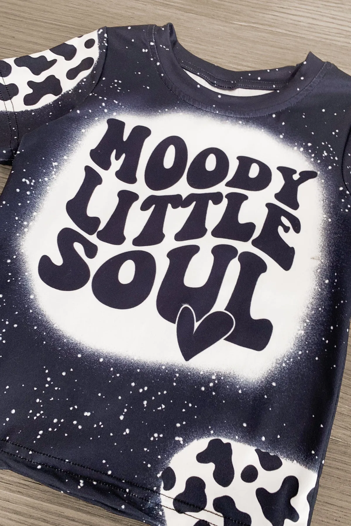 "Moody Little Soul" Denim Short Set
