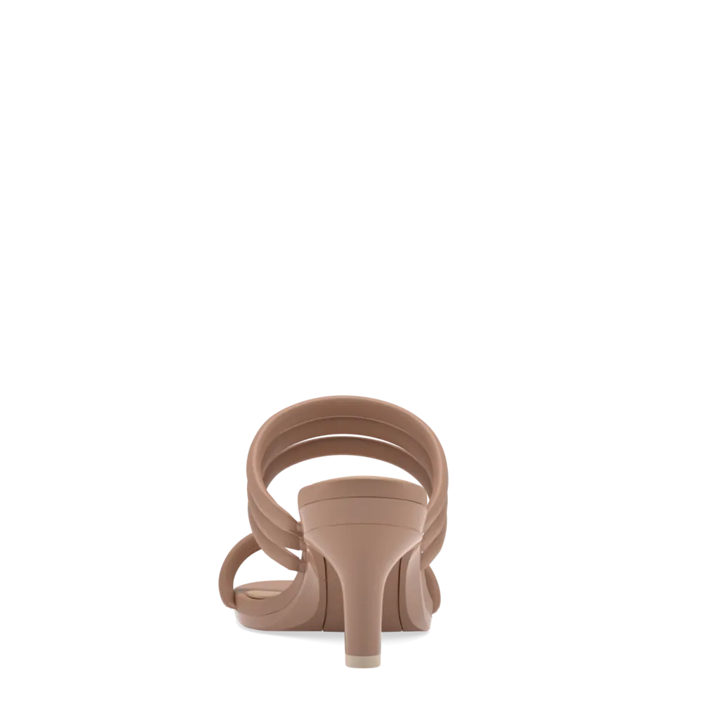 The Slide - Latte Leather Rope 3 Stiletto