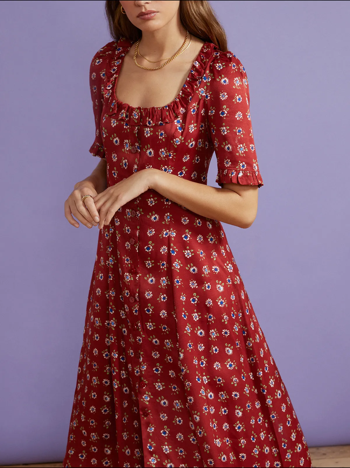 Violette Sienna Floral Tea Dress
