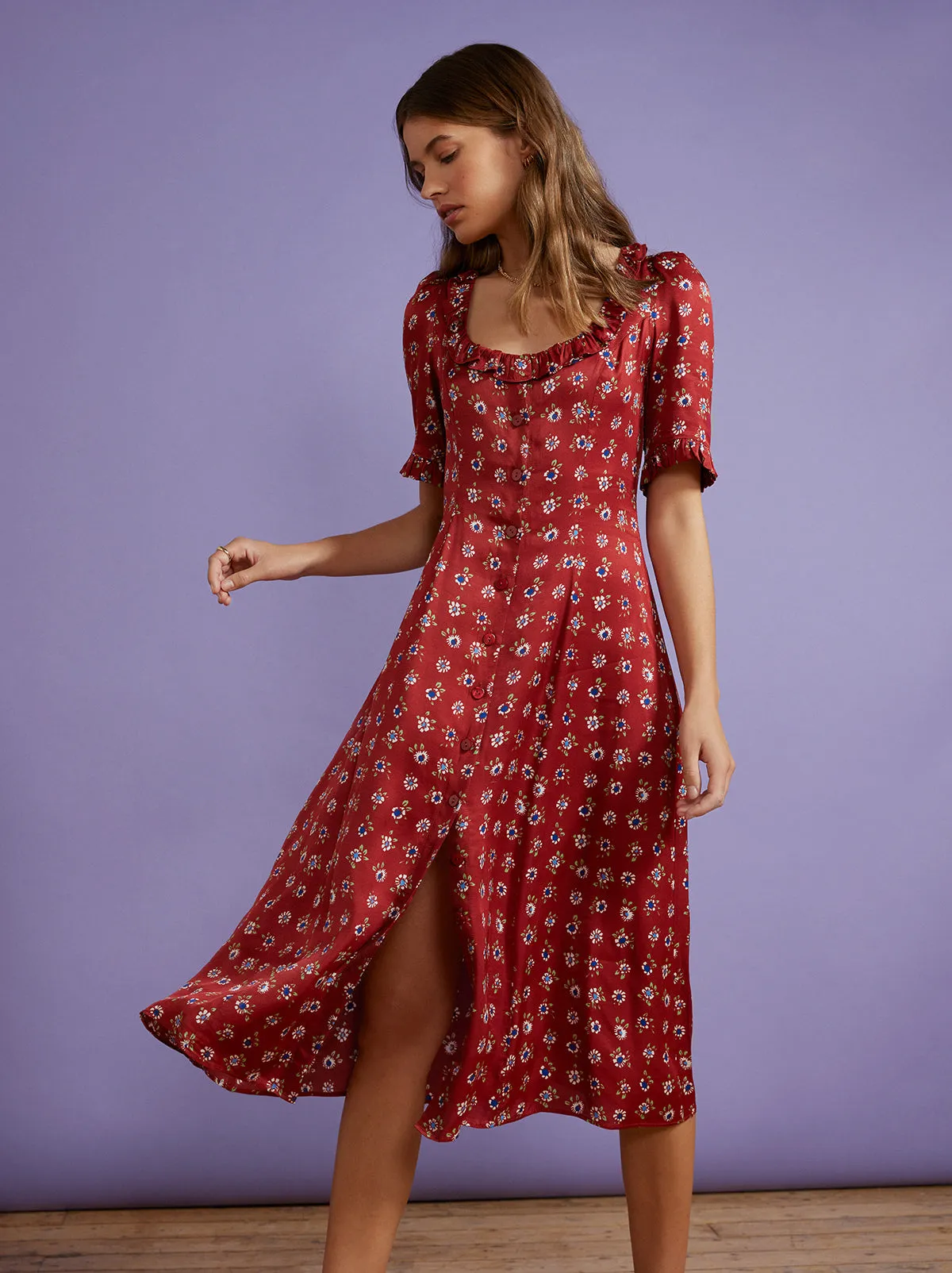 Violette Sienna Floral Tea Dress