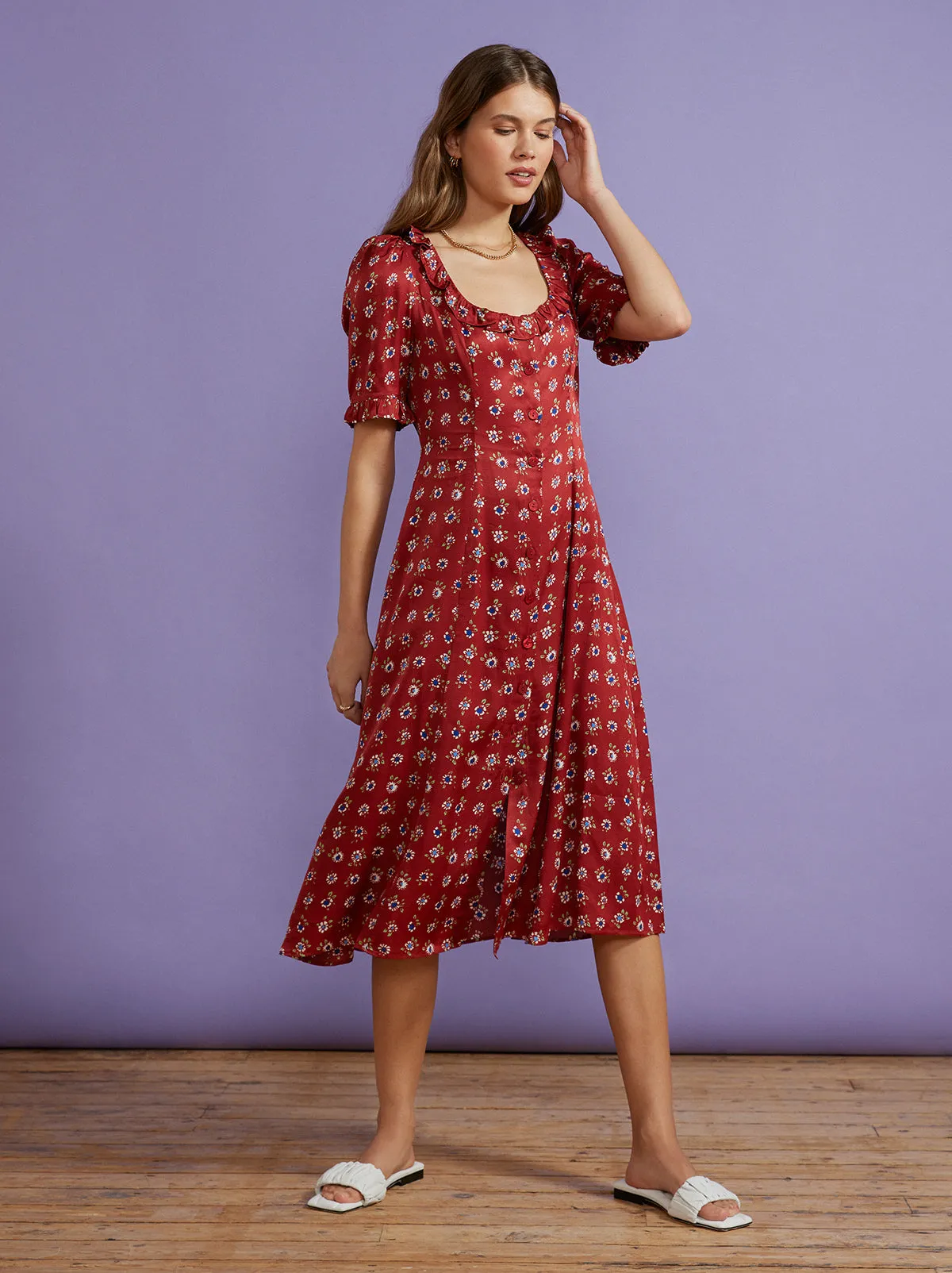 Violette Sienna Floral Tea Dress