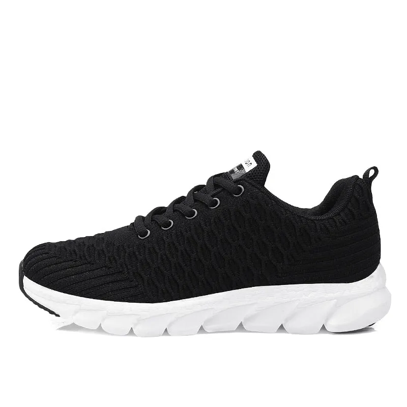 Women's Sneaker Fitness Shoes Lace up Non-Slip Soft Tennis Shoes Lace-up Lightweight Jogging Walking Breathable Sneakers
