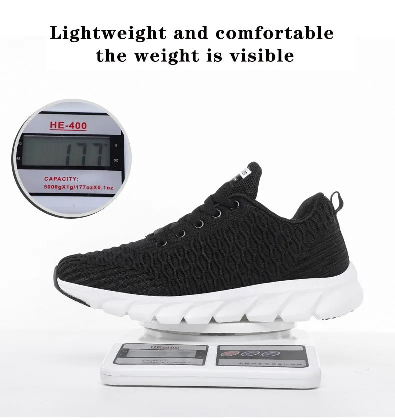 Women's Sneaker Fitness Shoes Lace up Non-Slip Soft Tennis Shoes Lace-up Lightweight Jogging Walking Breathable Sneakers